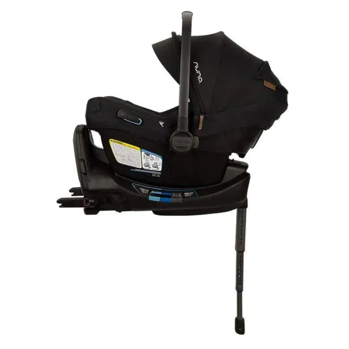 Nuna Pipa Aire Rx + Pipa Relx Base - Caviar - Ultra Lightweight Infant Car Seat