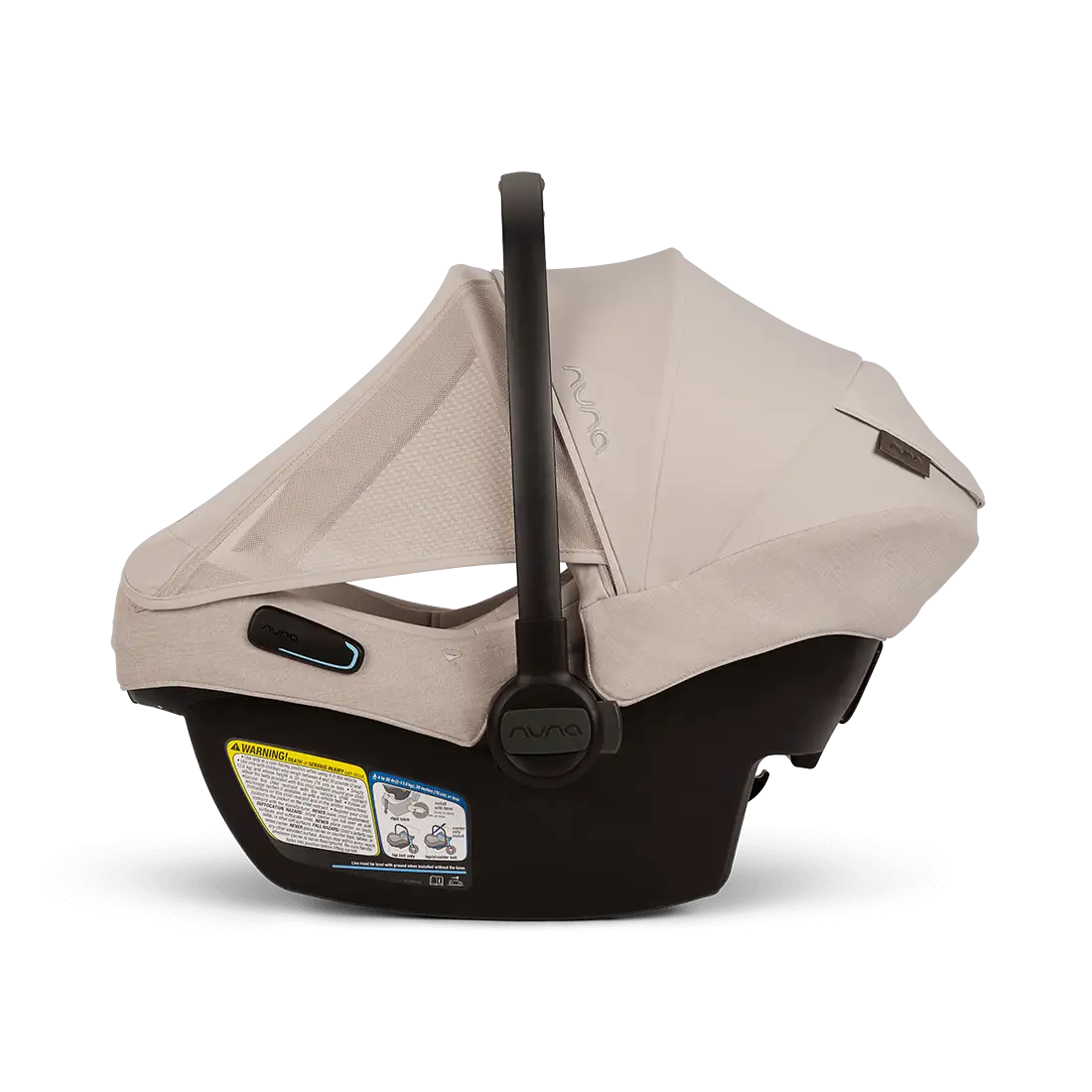 Nuna Pipa Aire Rx + Pipa Relx Base - Biscotti - Comfort and Privacy Features