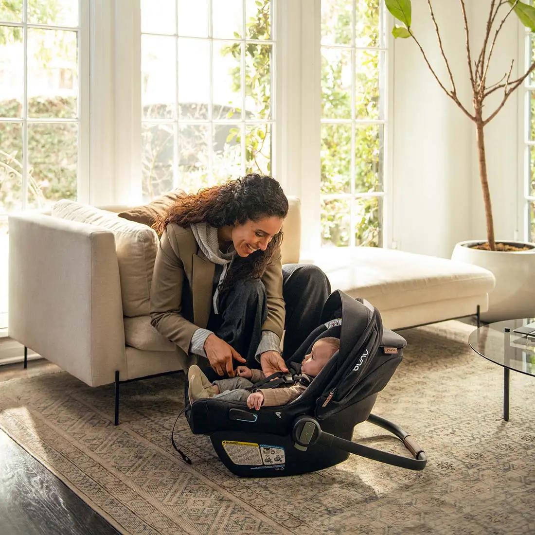 Nuna Pipa Aire Rx + Pipa Relx Base - Biscotti - Lightweight with Premium Style